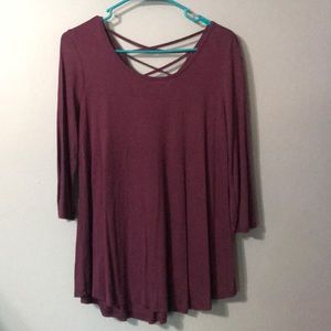 Berry/purple Long Sleeve Top